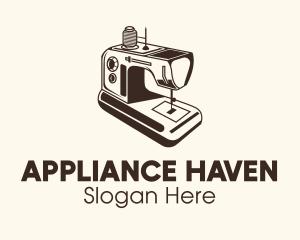 Electric Sewing Machine  logo design