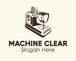 Electric Sewing Machine  logo design