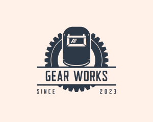 Welder Gear Industrial Fabrication logo design