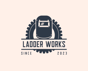 Welder Gear Industrial Fabrication logo design