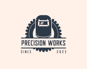 Welder Gear Industrial Fabrication logo design