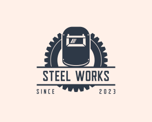 Welder Gear Industrial Fabrication logo design