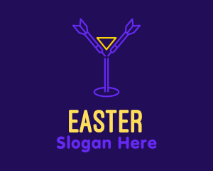 Bartender - Darts Drinking Bar logo design