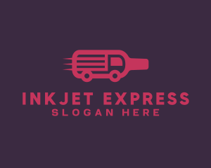 Express Wine Bottle logo design