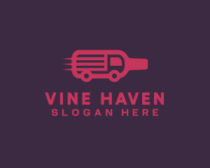 Express Wine Bottle logo design