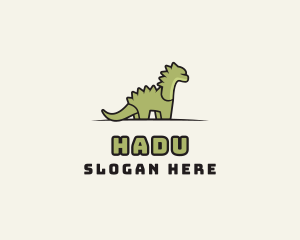 Cartoon Dinosaur Reptile logo design