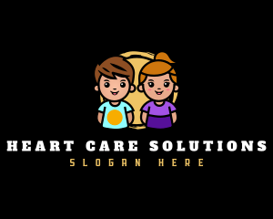 Preschool Kids Care logo design