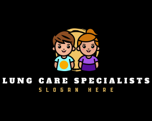 Preschool Kids Care logo design