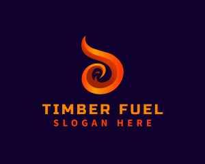 Fire Fuel Flame logo design