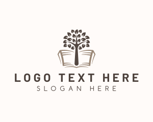 Textbook - Learning Tree Book logo design