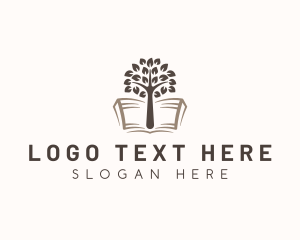 Book - Learning Tree Book logo design