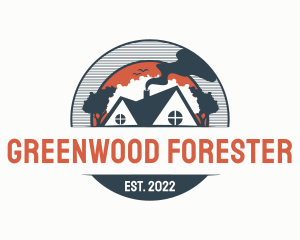 Forest House Chimney logo design