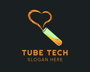 Tube - Tube Liquid Heart logo design