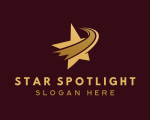 Star Swoosh Agency logo design