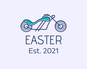Motorcycle Race Biker  logo design