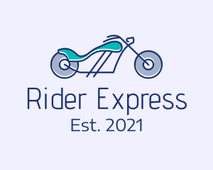 Rider - Motorcycle Race Biker logo design
