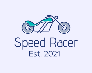 Race - Motorcycle Race Biker logo design