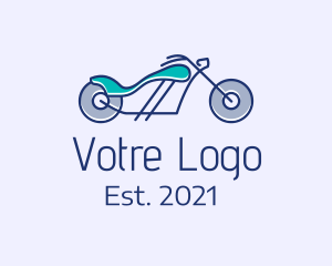 Rider - Motorcycle Race Biker logo design