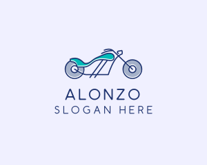 Motorcycle Race Biker  logo design