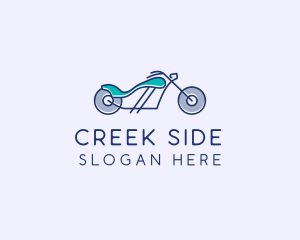 Motorcycle Race Biker  logo design