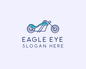 Motorcycle Race Biker  logo design