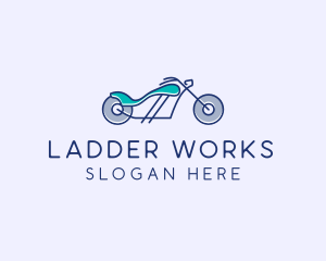 Motorcycle Race Biker  logo design