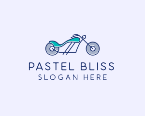 Motorcycle Race Biker  logo design