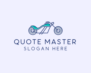 Motorcycle Race Biker  logo design