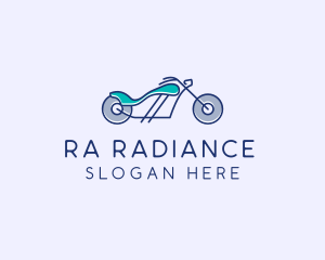 Motorcycle Race Biker  logo design