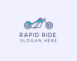 Motorcycle Race Biker  logo design