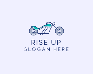 Motorcycle Race Biker  logo design