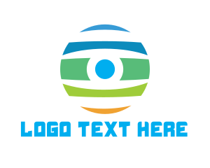 Ophthalmologist - Colorful Eye Surveillance logo design