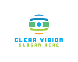 Ophthalmologist - Surveillance Camera Eye logo design