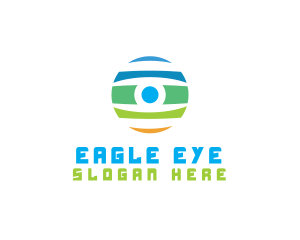 Surveillance Camera Eye logo design