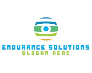 Surveillance Camera Eye logo design