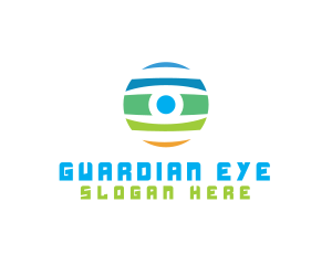 Surveillance Camera Eye logo design