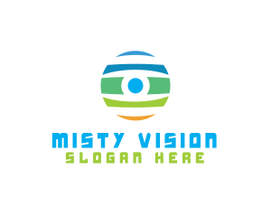 Surveillance Camera Eye logo design