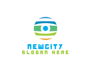 Surveillance Camera Eye logo design