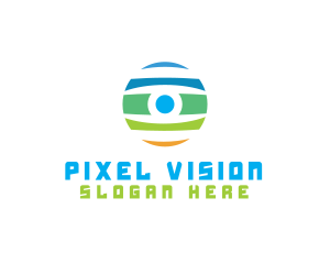 Surveillance Camera Eye logo design