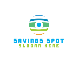 Surveillance Camera Eye logo design