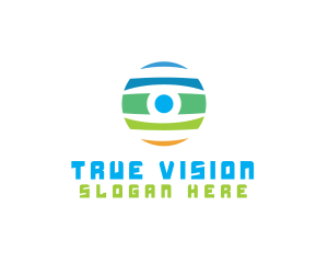 Surveillance Camera Eye logo design