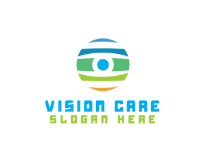 Optometrist - Surveillance Camera Eye logo design