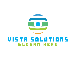 Surveillance Camera Eye logo design