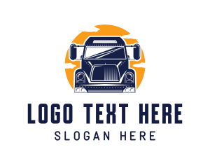 Cargo - Truck Trail Delivery logo design