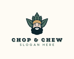 Marijuana - Beard Man Marijuana logo design