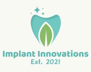 Mint Dental Tooth logo design