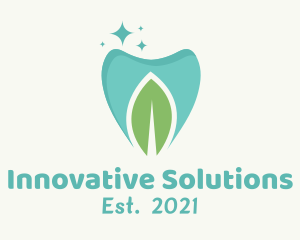 Mint Dental Tooth logo design