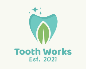 Tooth - Mint Dental Tooth logo design