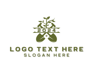 Garden - Landscaping Garden Shovel logo design