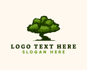 Wood - Natural Tree Nature logo design